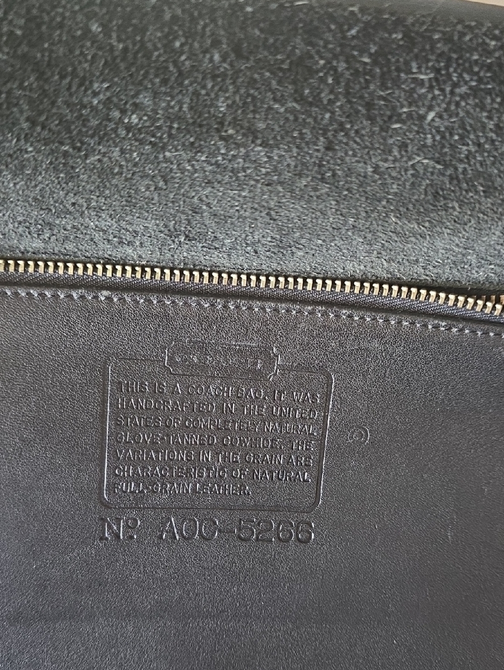 Vintage Coach Beekman Classic Black Leather Briefcase and Adj Long Strap - Picture 3 of 17
